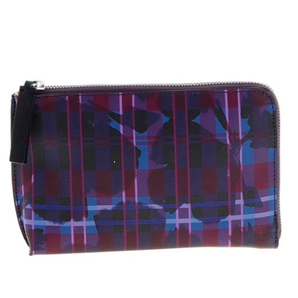 Banana Republic Purple Floral Clutch